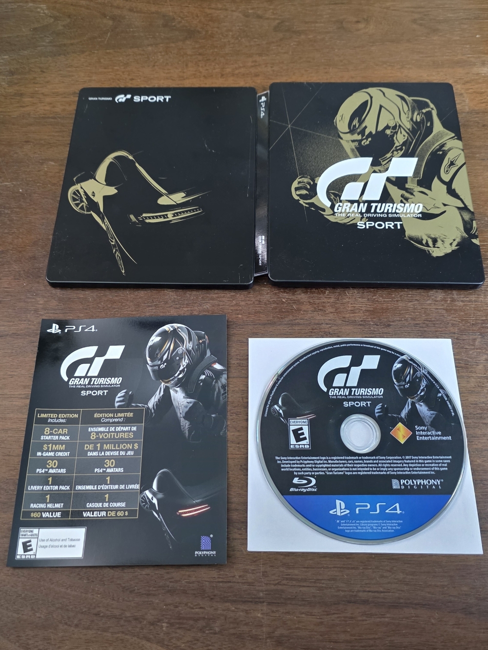 Sony PS4 Gran Turismo Sport Limited Edition SteelBook Game
